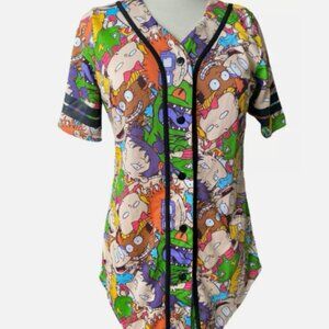 Nickelodeon Rugrats Baseball Jersey - Retro 90s Sporty